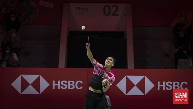 Riuh duel Jonatan Christie vs Chico Aura Dwi Wardoyo dalam laga final Indonesia Masters 2023 didengung-dengungkan netizen.