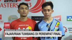 VIDEO: Fajar/Rian Tumbang di Perempat Final