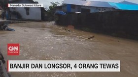 VIDEO: Banjir Dan Longsor, 4 Orang Tewas