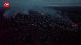 VIDEO: Penampakan Horor Kota Timur Ukraina Dibombardir Rusia