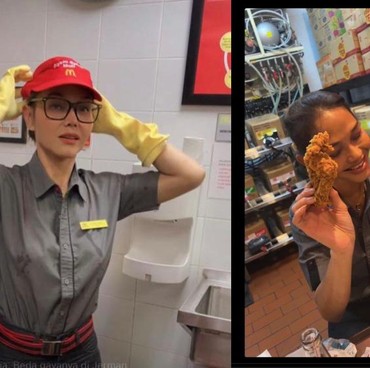 Dikepung Saat Jadi Pelayan McD Mampang, Bunda Corla Banjir Air Mata