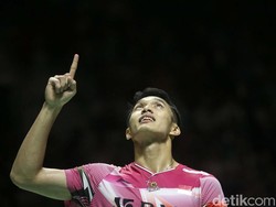 Geser Ginting, Jonatan Christie Tempati Peringkat 2 Dunia