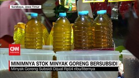 VIDEO: Minimnya Stok Minyak Goreng Bersubsidi