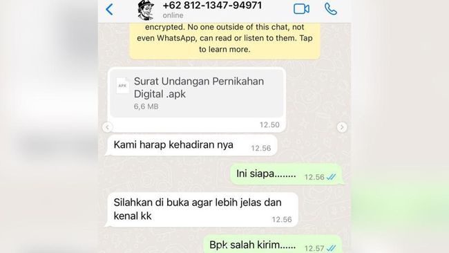 Walau Dikirim Istri-Suami, Jangan Buka File Ini di HP Anda