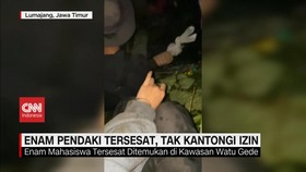 VIDEO: Enam Pendaki Tersesat, Tak Kantongi Izin