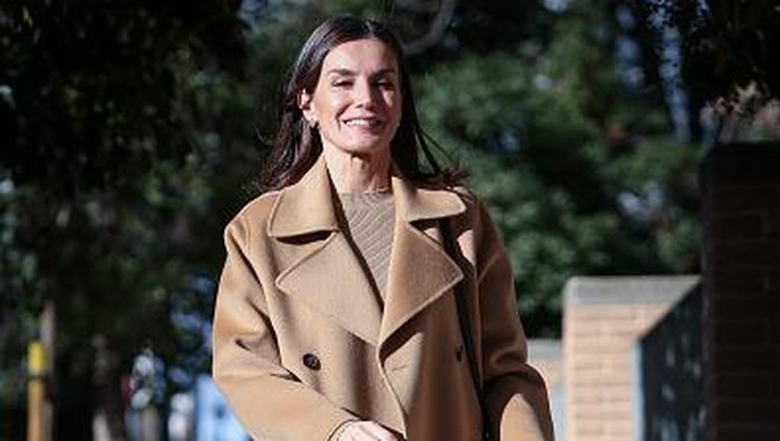 MADRID, SPAIN - JANUARY 17: Queen Letizia of Spain attends a meeting at FEDER (Spanish Federation for Rare Diseases) headquarters on January 17, 2023 in Madrid, Spain. (Photo by Paolo Blocco/Getty Images)
