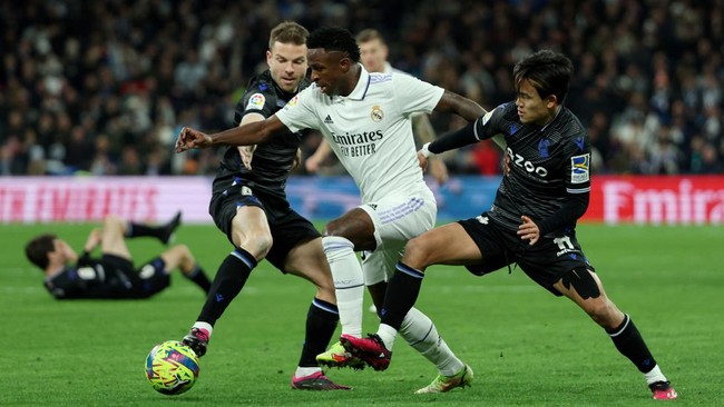 Real Madrid harus puas meraih satu poin setelah ditahan Real Sociedad 0-0 di Liga Spanyol di Stadion Santiago Bernabeu, Senin (30/1) dini hari WIB.