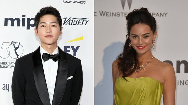 Song Joong-ki dan istrinya, Katy Louise Saunders, disebut sudah tinggal bersama di sebuah rumah seharga 20 miliar won.