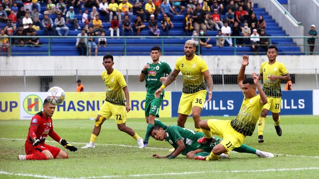 PSS Sleman menang 2-1 atas Barito Putera pada pekan ke-21 Liga 1 2022/2023 di Stadion Demang Lehman, Selasa (31/1).