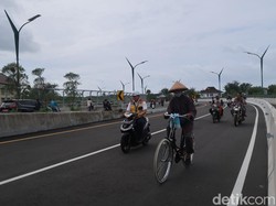 Hore! Jembatan II Kretek Parangtritis-Samas Bantul Sudah Dibuka