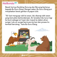 Cerita Fabel: Kambing Gunung Bertanya Asal-Usul Hujan - Foto 1