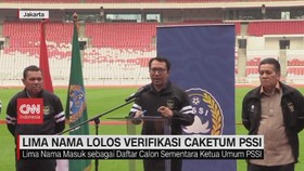 VIDEO: Lima Nama Lolos Verifikasi Caketum PSSI