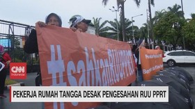 VIDEO: Pekerja Rumah Tangga Desak Pengesahan RUU PPRT