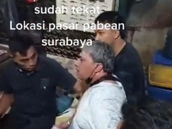 2 WNA Nyaris Dimassa Usai Kepergok Curi Uang Pedagang Pasar Pabean Surabaya