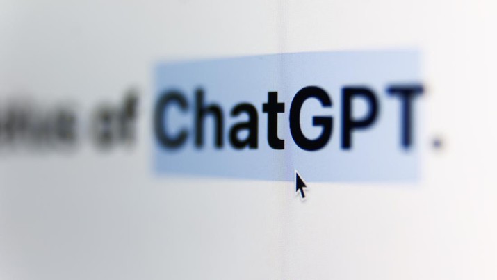 ChatGPT sign on OpenAI website displayed on a screen is seen in this illustration photo taken in Krakow, Poland on January 31, 2022. (Photo by Jakub Porzycki/NurPhoto via Getty Images)
