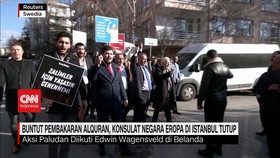 VIDEO: Buntut Pembakaran Alquran, Konsulat Eropa di Istanbul Tutup