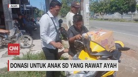 VIDEO: Donasi untuk Anak SD yang Rawat Ayah