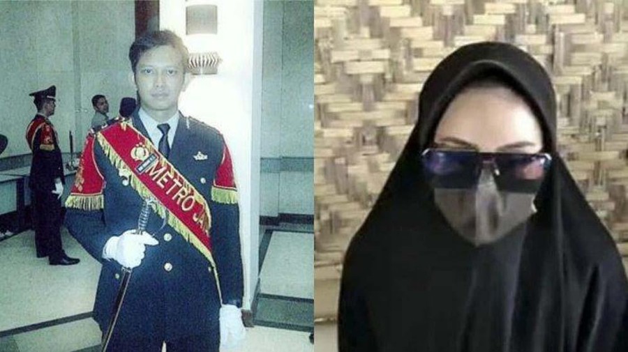 Kompol D dan Nur istri sirinya.
