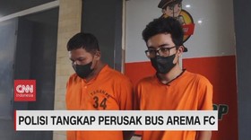 VIDEO: Polisi Tangkap Perusak Bus Arema FC