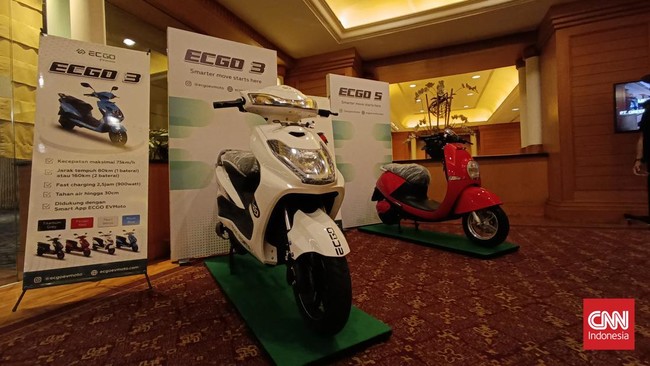 Merek motor listrik baru di Indonesia, Ecgo, menjelaskan segmentasi pasar motor listriknya berbeda dari Honda dan Yamaha.