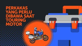INFOGRAFIS: Peralatan yang Perlu Dibawa Saat Touring Motor