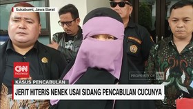 VIDEO: Jerit Hiteris Nenek Usai Sidang Pencabulan Cucunya