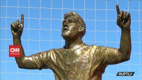 VIDEO: Patung Messi di Argentina Menarik Perhatian