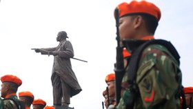 Resmikan Patung Soedirman di PIK-2, Panglima Kutip Pidato Bung Karno