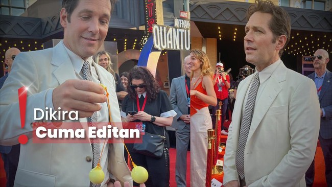 Viral Foto Paul Rudd Ant-Man Main Lato-Lato, Ngomong Bahasa Indonesia
