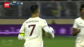 VIDEO: Detik-detik Ronaldo Cetak Gol Pertama di Al Nassr