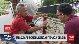 VIDEO: Mengecas Ponsel Dengan Tenaga Sendiri