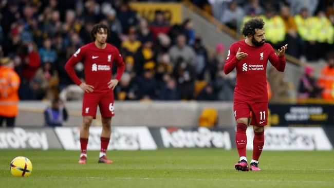 Hasil Akhir Wolves vs Liverpool: The Reds Hancur Lebur