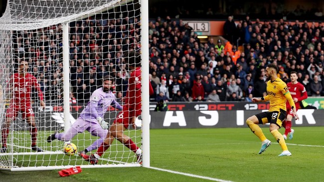 Kekaahan Liverpool dari Wolverhampton Wanderers dengan skor tiga gol tanpa balas membuat pemain The Red frustrasi.