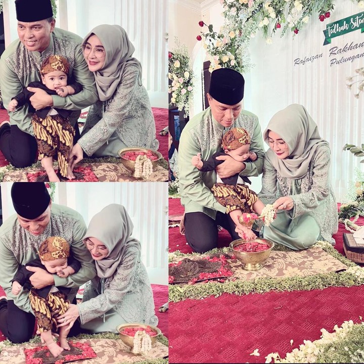 <p>Tedak siten berasal dari budaya Jawa yang menjadi simbol harapan agar anak tumbuh sukses ketika dewasa nanti, Bunda. (Foto: Instagram @uutpermatasari)</p>