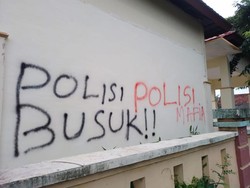 Aksi Vandalisme di Probolinggo, Isinya Ujaran Kebencian pada Polisi