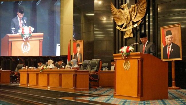 Dalam Rapat Paripurna DPRD, Pj. Gubernur Heru Budi meminta Jamkrida meningkatkan kualitas kinerja dan mendukung pelaksanaan penugasan dari Pemprov DKI.