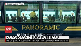 VIDEO: Kereta Api Panoramic Buka Rute Baru Surabaya-Bandung