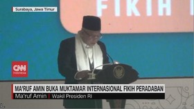 VIDEO: Ma'ruf Amin Buka Muktamar Internasional Fikih Peradaban
