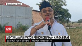 VIDEO: Mentan Jawab Faktor Pemicu Kenaikan Harga Beras