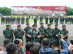 Didampingi Pangkostrad, Panglima TNI Pimpin Alih Komando Pasukan Reaksi Cepat