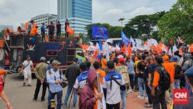 Demo Buruh di DPR Soroti Outsourcing, PT GNI hingga RUU Kesehatan