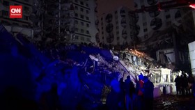 VIDEO: Gempa Dahsyat M 7,7 Terjang Turki Terasa Hingga Suriah