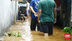 5 RT dan 2 Ruas Jalan di Jakarta Terendam Banjir Kamis Pagi