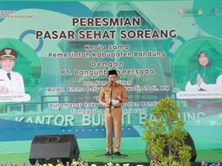 Diresmikan Hari Ini, Pasar Sehat Soreang Bisa Tampung Ribuan Pedagang