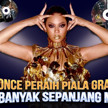 Infografis: Beyonce Peraih Piala Grammy Terbanyak Sepanjang Masa