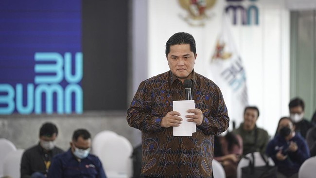 Menteri BUMN Erick Thohir merombak susunan direksi holding BUMN pangan PT Rajawali Nusantara Indonesia (RNI) atau ID Food.