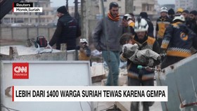 VIDEO: Lebih dari 1400 Warga Suriah Tewas Karena Gempa