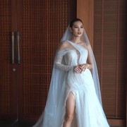 Detail Gaun Pengantin Patricia Gouw yang Bergaya Elegan dan Fierce!