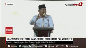 VIDEO: Prabowo Sentil Pihak yang Sering Berkhianat dalam Politik