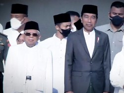 Canda Jokowi di Puncak 1 Abad NU: Sekarang Banser Senang Queen